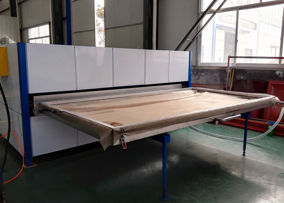 Electricity Heat Wood Grain Vacuum Transfer Printing Equipment For Metal Door