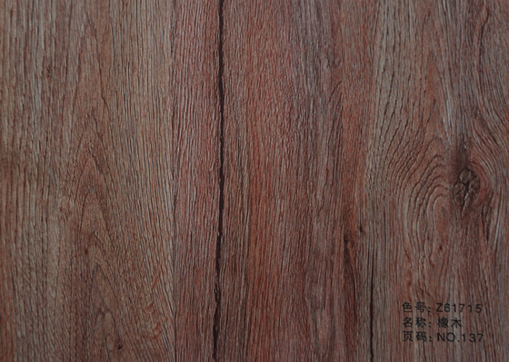 23μM Thickness Wood Grain Effect Heat Transfer Film Paper On Metal Surface