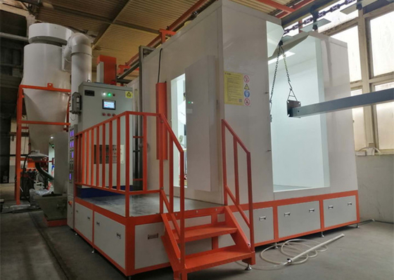 High Speed 99.2% Industrial Powder Coating Paint Booth Modular Design