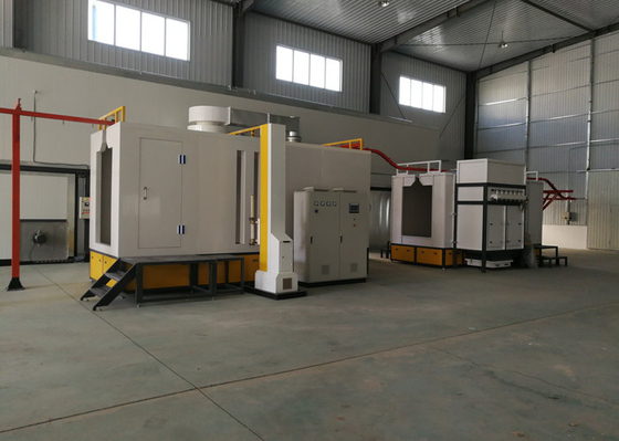 Automatic Recycling PP Large Powder Coating Booth High Efficient