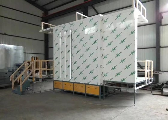 Multi Cyclone Recovery Electric Powder Coating Paint Booth Fast Color Change