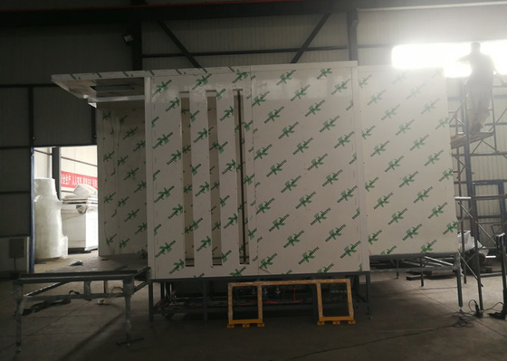 Multi Cyclone Recovery Electric Powder Coating Paint Booth Fast Color Change