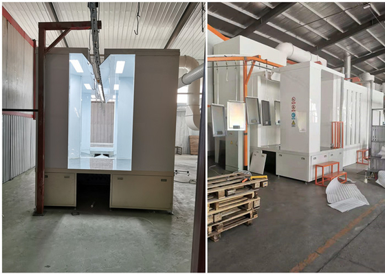 Quick Color Change Electrostatic Powder Coating Spray Booth  Length 2600mm