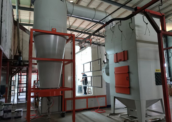 Quick Color Change Electrostatic Powder Coating Spray Booth  Length 2600mm