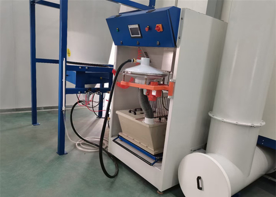 Steel Substrate Powder Coating Spray Booth Small Footprint Long Service Life