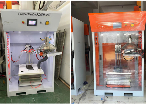 Coating Spray Machine Powder Feed Center 750w With PLC Control System