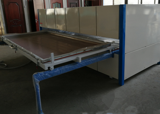 Electricity Heat Wood Grain Vacuum Transfer Printing Equipment For Metal Door