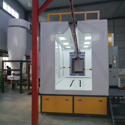 2880rpm Motor Powder Paint Booth For Electrostatic Spraying And Powder Recovery System