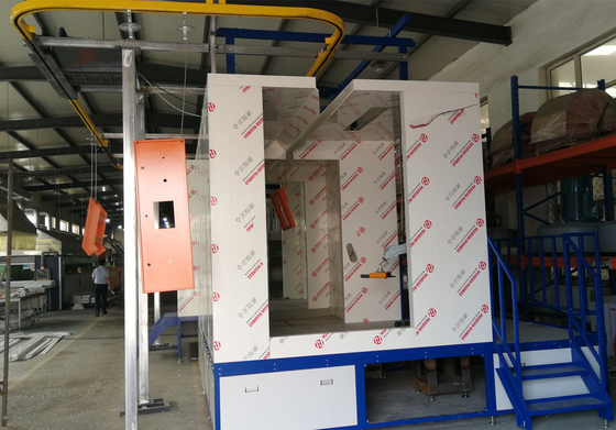 2880rpm Motor Powder Paint Booth For Electrostatic Spraying And Powder Recovery System