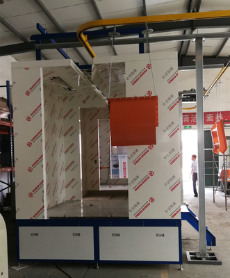 2880rpm Motor Powder Paint Booth For Electrostatic Spraying And Powder Recovery System