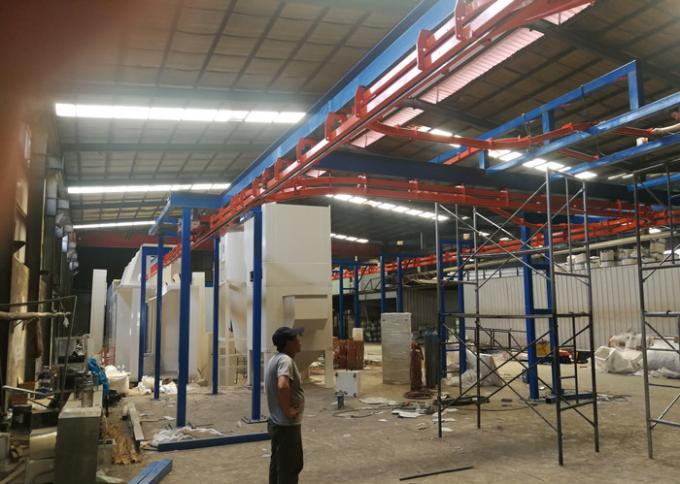 High Efficiency Electrostatic Automatic Powder Coating Plant Line New ...